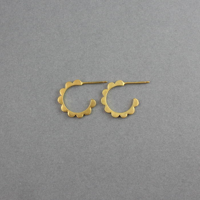 Audrey Hoops Mini Gold