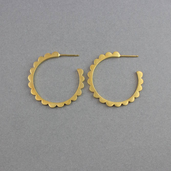 Audrey Hoops Gold Large