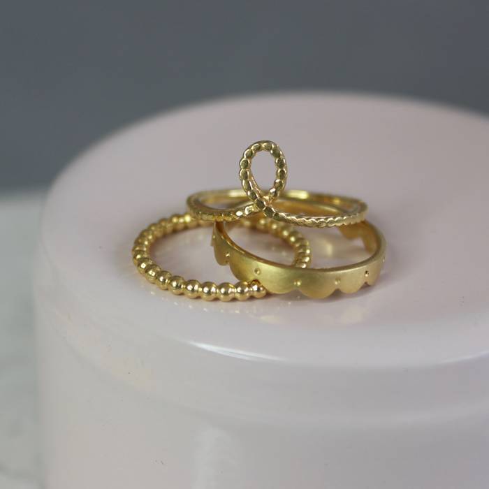 Gold Stacking Rings