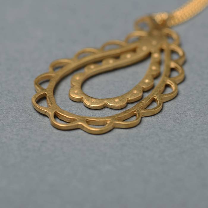 Jasmine Necklace Gold Side