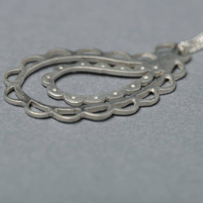 Jasmine Necklace Silver Side