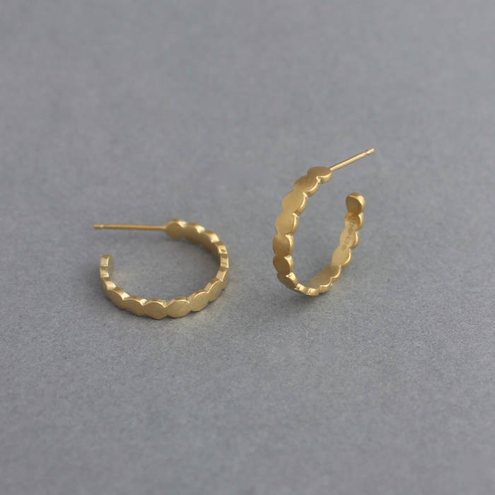 Martha Hoops Mini Gold Side