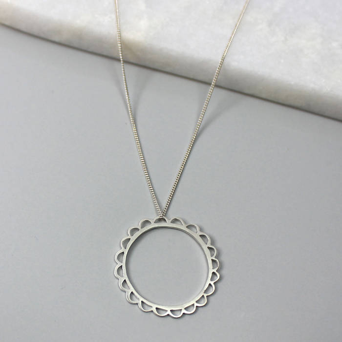 Olive Necklace Silver