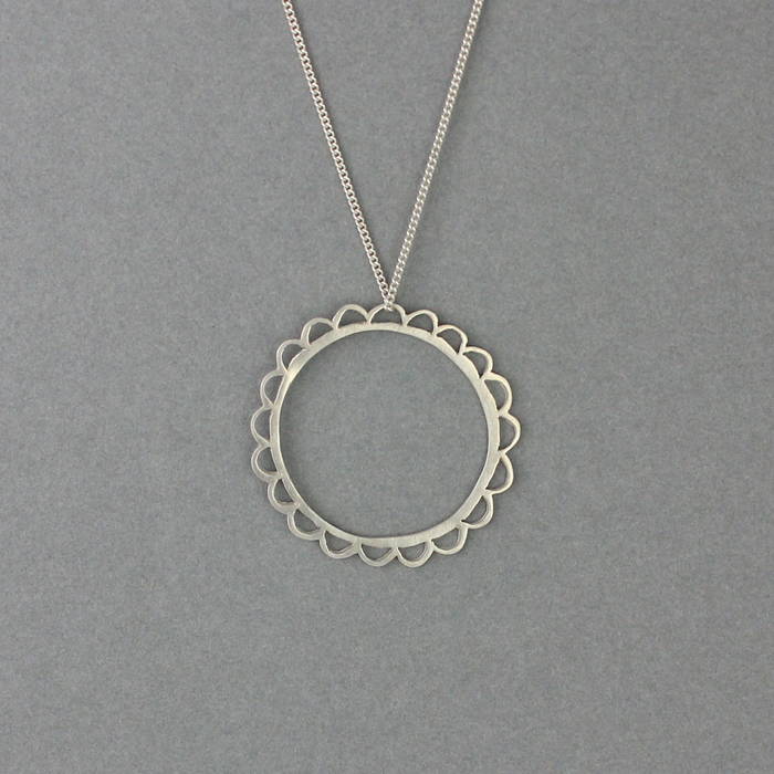 Olive Necklace Silver
