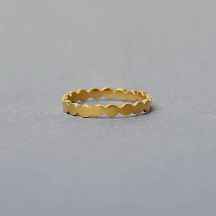 Rosa Ring Fine Gold Side