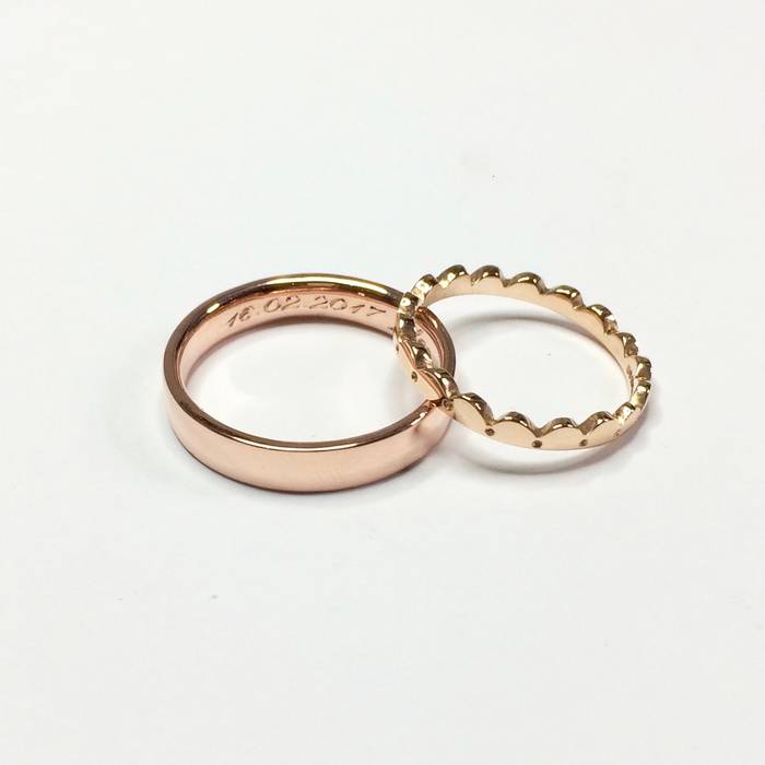 Rose Gold Wedding Rings