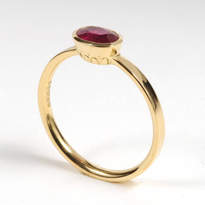 Ruby Engagement Ring