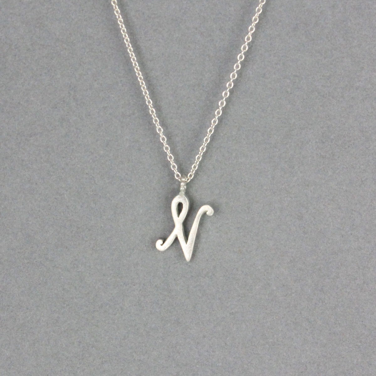 S Necklace / Gold Initial Necklace | Linjer Jewelry